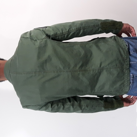 Tripp NYC Man Daang Goodman Sz S Green Military Utility Jacket - Picture 5 of 17
